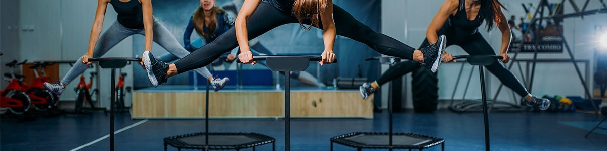 Compre trampolim fitness para exercícios em casa